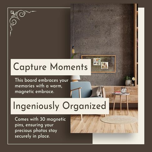 Wall Things Co. لوحة إعلانات مغناطيسية للجدار ، المكتب ، المنزل ، عرض الصور ، رسالة مغناطيسات معدنية ولوحة المذكرة ، 12x24 ، الزيتون in Kuwait