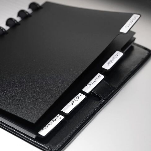 Staples 321298 ARC System Tab Dividers Black 5-5/6 بوصة × 8-1/2 بوصة in Kuwait