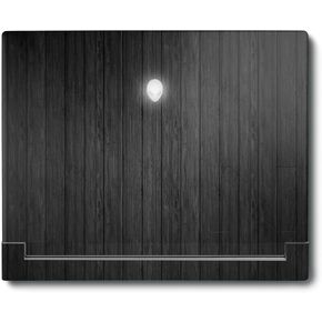 MightySkins Skin Compatible with Alienware X16 R1 (2023) Full Wrap Kit - Black Wood | Protective, Durable, and Unique Vinyl Decal wrap Cover | Easy to Apply & Change Styles | Made in The USA