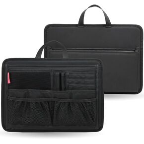 Rugged Organizer Insert for Briefcase Messenger Tote Bag Laptop iPad Computer Notebook Document