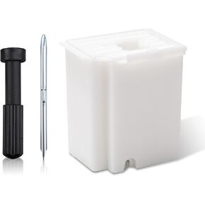 Waste Ink Pad Replacement for EPSON Ecotank ET-2800 ET-2803 ET-4800 ET-2400 ET-2720 ET-4700 ET-2711 L3110 L3250 L3150 L3210 Printer, Ink Tank Maintenance Box with Absorbent Sponge & Screwdriver