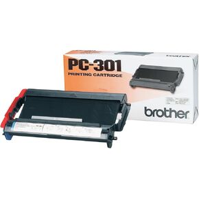 Brother PC-301 Fax/Printer Cartridge - Retail Packaging, Black