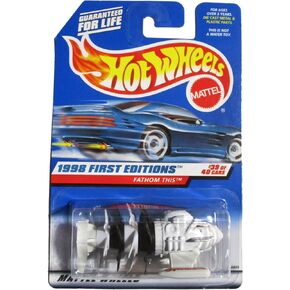 Hot Wheels - 1998 First Editions - Fathom This - Experimental - White - #39 of 40 - Collector #682 - Limited Edition - Colelctible