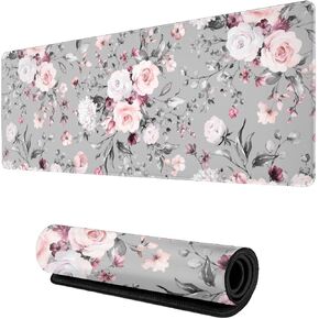 Skull and Cherry Mouse Pad - Stylish Design Office Desk Mat with Non-Slip Rubber Base, Washable & Waterproof Design, Perfect for Gamers, Students, and Professionals Home and Office Use