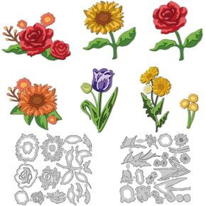 Pocket Cutting Dies Label Frame Card Borders Stitch Die Cut Carbon Steel Die Cuts Stencils Card Scrapbooking Embossing Template Dies for DIY Paper Craft Card Albums Gift Decor