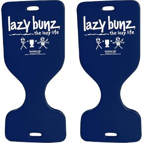 TRC Recreation Lazy Bunz Foam Water Saddle Pool Float for Adults and Kids, Lounger for Swimming Pool, Lake, River, and Beach, Navy Blue (2 Pack)