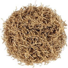 Lifecoasis 1LB Crinkle Cut Paper Shred Filler for Gift Bags, Packaging, Wrapping, Basket Filling, Birthdays, Weddings, Anniversaries, Valentines Day, Holiday Decoration, Party, Easter Grass (Yellow)