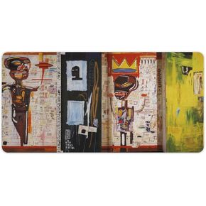 Jean Michel Basquiat Grillo Art Large Mouse Pad for Desk 40X75cm