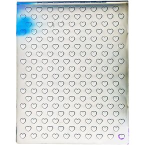 Heart Background Plastic Embossing Folders for Card Making Scrapbooking and Other Paper Crafts 3010906