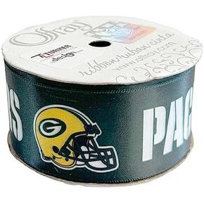 Green Bay Ribbon 1-1/2" Inches by 15-Foot Polyester Spool