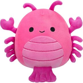 Squishmallows Original 7.5-Inch - Elle The Purple Penguin with Closed Eyes and White Belly