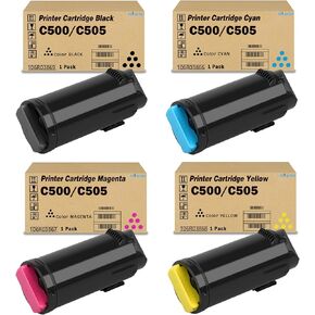 VersaLink C500 C505 Toner High Capacity Toner Cartridge Replacement for Xerox 106R03869 106R03866 106R03867 106R03868 Versalink C500 C500DN C500N C505 C505DN C505N C505S C505X Printer