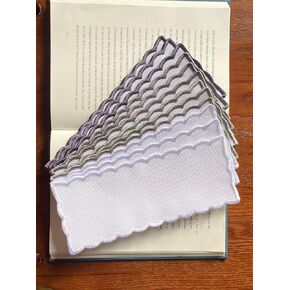 12pcs 18ct Cotton aida Fabric Grey Edged DIY Bookmarks,Bulk Blank aida Bookmarks to Cross Stitch,Cross Stitch needlwork Craft Supply Bookmark to Cross Stitch