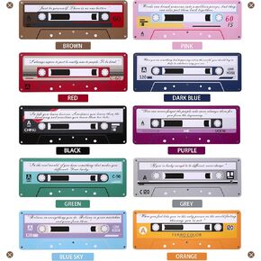 Era's Party Favor Inspired Quote Bookmark Bulk,10 Album Colors 50 PCS DIY Friendship Bracelet Bookmarks, Concert Decor, Music Party Decoration, Fans Book Club Party Gifts, ERAS Party Event Supplies