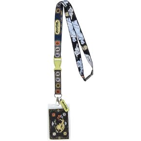 Avatar The Last Airbender ID Lanyard Badge Holder Four Nation World Map Fire Earth Wind Water Card Avatar Rubber Charm