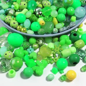 Chuyau230pcs Red Aesthetic Acrylic Assorted Beads Cute Beads for Bracelets Acrylic Charms Kawaii Beads for Jewelry Making Beads Bulk for Keychain Making Necklaces DIY Crafts