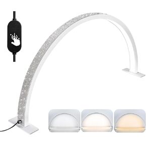 ضوء نصف القمر الكبير لمكتب الأظافر ، 34W محترفين LED LED Moon Light ، 3 إضاءة الوضع لفني مانيكير (وردي)