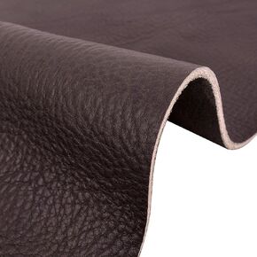 RAM'S LADN Genuine Leather Sheets for Crafts Full Grain Cowhide Leather Pieces Square, Vegetable Tanned (Veg-Tan Brown(2.2mm), 12'' x 12'')