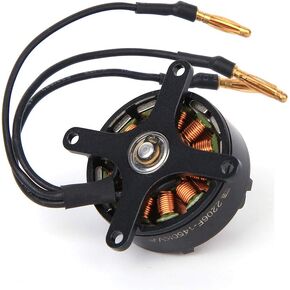 2206 Metal Black 1450KV Brushless Motor, 20A Adapter ESC RC, A560 Fixed Wing Replacement (Black) 1100Kv Brushless Motor