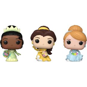 Funko Pocket Pop!: Disney - Easter Tiana, Belle, & Cinderella 3-Pack