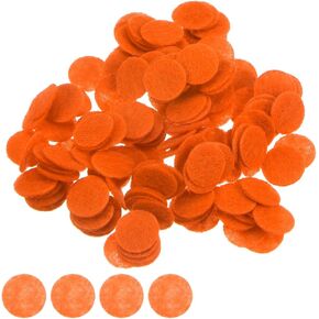 Harfington 200pcs Round Round Dircles ، 10mm 3/8 "مسبقًا منصات الحرف الحرفية غير المنسوجة من النسيج لدوائر النسيج المصغرة للخياطة DIY مشاريع قصاصة مقطوعة