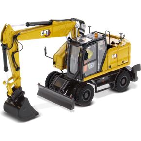 Diecast Masters 1:50 Scale Caterpillar M318 Wheeled Excavator | High Line Series Cat Trucks & Construction Equipment | 1:50 Scale Model Diecast Collectible Model 85956