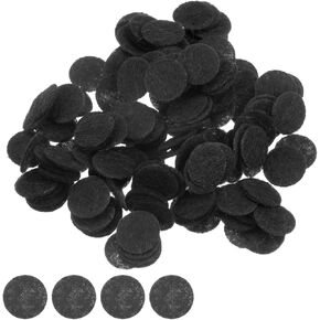 HARFINGTON 200pcs Round Felt Circles, 10mm 3/8" Pre Cut Felt Craft Pads Non-Woven Mini Felt Fabric Circles for DIY Sewing Handcraft Cut Projects Craft Finishing, Pink