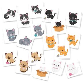 الوشم المؤقت هريرة/حزمة من 36/Skin Safe/Kids Birthday Party Supplies/Goodie Bag Filler/Party Favors