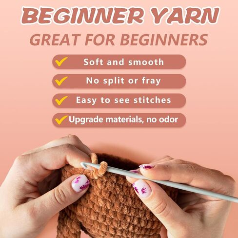 8 Pack Chunky Chenille Yarn for Crocheting - 592 Yards Soft Baby Blanket Yarn - Plush Fluffy Yarn for Knitting Crafts, Amigurumi - Beginner Yarn 28 Oz/800 G (Pack A) in Saudi Arabia