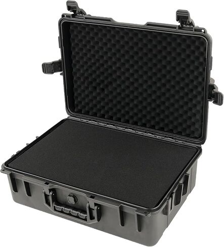 Portable Hard Case - Waterproof Carrying Case,with DIY Foam,Large,18.4x 12.6 x 6.3 inch in Kuwait