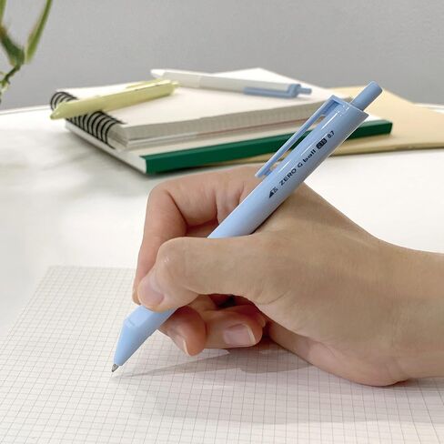 Standard Ballpoint Pen Set for Office/Work and School (Pack of 5) - 0.7mm Black Ink Ballpoint Pen, Retractable, No Smudge, Smooth Writing, Suitable for both Right/Left Handed in Saudi Arabia