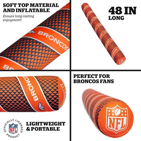 Bigmouth Denver Broncos NFL Fan Gear Outdoor Toys ، مرخص رسميًا in Kuwait