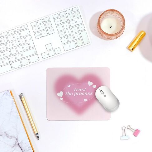 QIYUHOY Funny Positive Potato Mouse Pads, Emotional Support Potato Mousepad for Computers Laptop Office,9.5×7.9 Inch Non-Slip Rubber Base Square Mouse Pads,Mental Health Awareness Gifts in Saudi Arabia