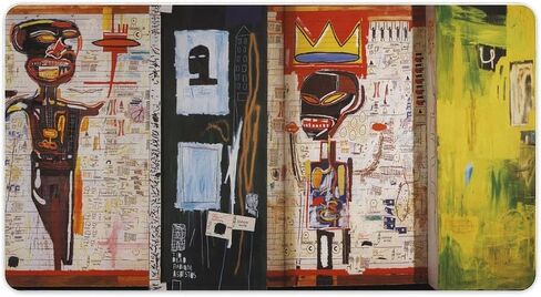 Jean Michel Basquiat Grillo Art Large Mouse Pad for Desk 40X75cm in Saudi Arabia