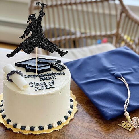 Gyufise 1pcs Cratrats Class of 2025 Cake Toppers Toppers Cake Cakes Blitit in Kuwait