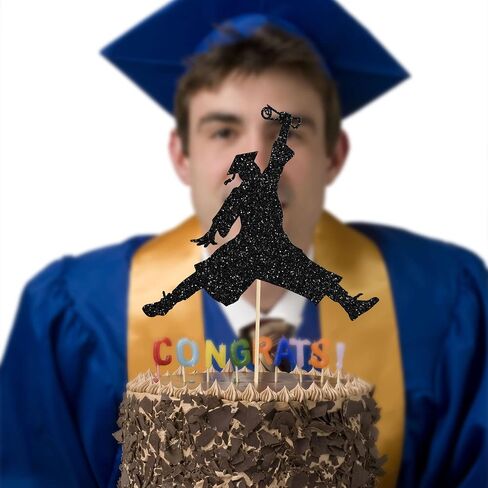 Gyufise 1pcs Cratrats Class of 2025 Cake Toppers Toppers Cake Cakes Blitit in Kuwait