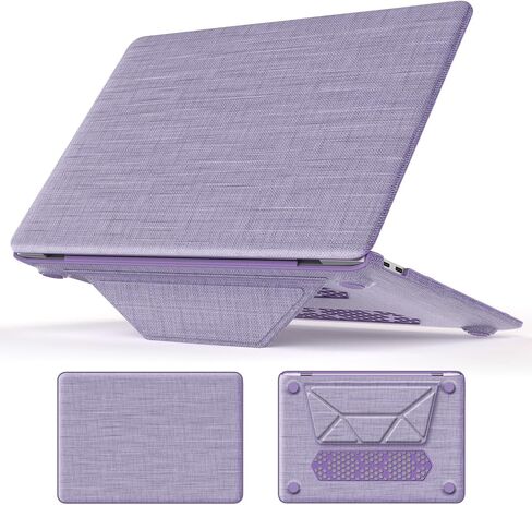 Dtanglsm for MacBook Pro 13 inch case 2023 2022 2021 2020 M1 A2338 A2289 A2251 A2159 A1989 A1706 قذيفة وقائية صلبة من البلاستيك الثقيلة مع TPU Pumper Stickstand+لوحة مفاتيح ، in Saudi Arabia