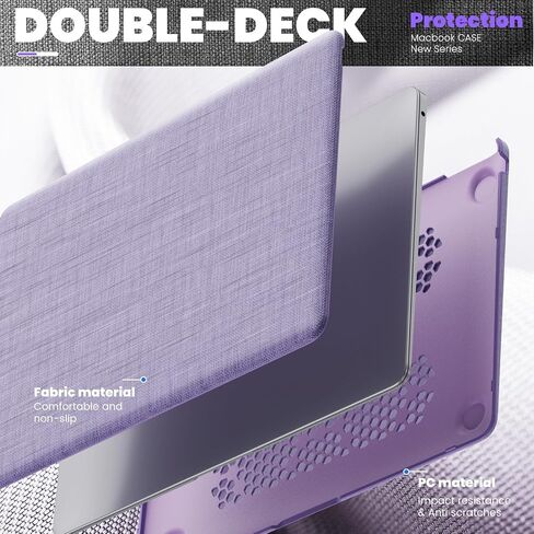 Dtanglsm for MacBook Pro 13 inch case 2023 2022 2021 2020 M1 A2338 A2289 A2251 A2159 A1989 A1706 قذيفة وقائية صلبة من البلاستيك الثقيلة مع TPU Pumper Stickstand+لوحة مفاتيح ، in Saudi Arabia