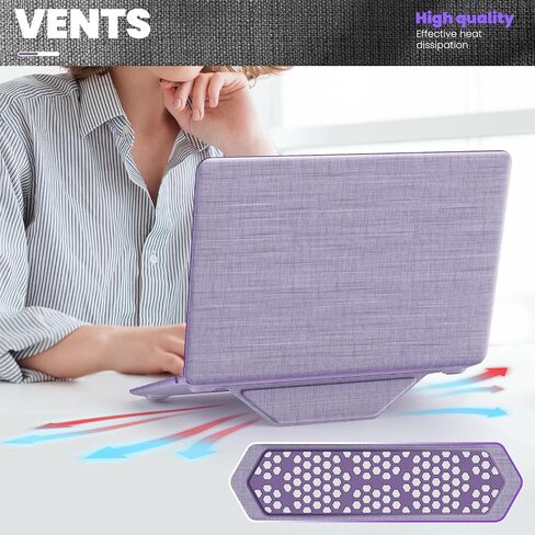 Dtanglsm for MacBook Pro 13 inch case 2023 2022 2021 2020 M1 A2338 A2289 A2251 A2159 A1989 A1706 قذيفة وقائية صلبة من البلاستيك الثقيلة مع TPU Pumper Stickstand+لوحة مفاتيح ، in Saudi Arabia