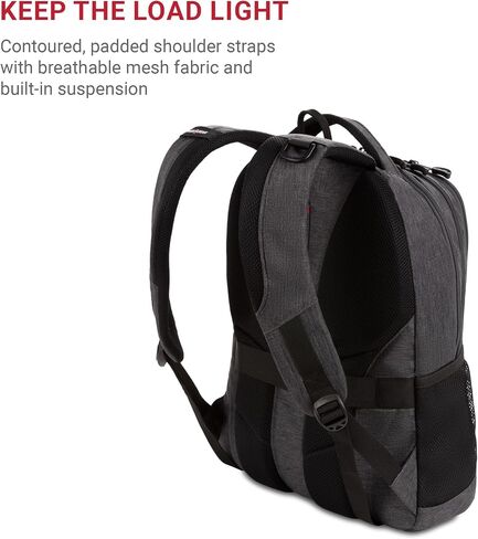 SwissGear Cecil 5505 Laptop Backpack, Black Hex, 18-Inch in Kuwait