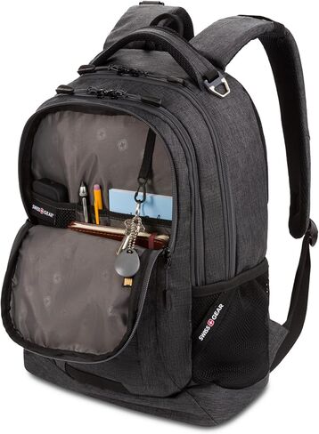 SwissGear Cecil 5505 Laptop Backpack, Black Hex, 18-Inch in Kuwait