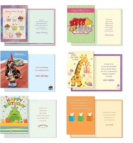 Designer Greetings All Occasion Greeting Card Assortment (24 Cards with Envelopes in a Keepsake, Floral Organizer Box) – Birthday, Thank You, New Baby, Anniversary, Sympathy, Get Well, Blank in Saudi Arabia