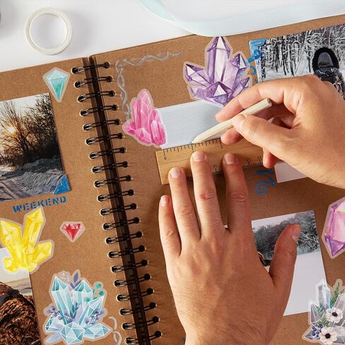 Watercolor Crystal Stickers 700 Counts Crystal Washi Paper Watercolor Stickers for Water Bottle Scrapbook Calendar Planner Stickers in Saudi Arabia