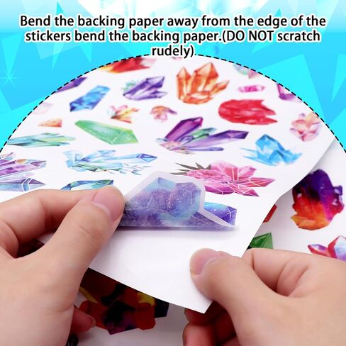 Watercolor Crystal Stickers 700 Counts Crystal Washi Paper Watercolor Stickers for Water Bottle Scrapbook Calendar Planner Stickers in Saudi Arabia