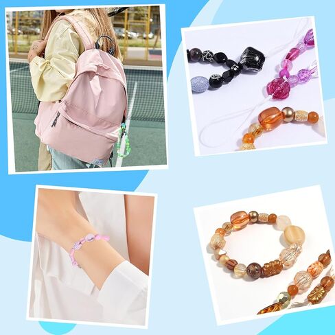 Chuyau230pcs Red Aesthetic Acrylic Assorted Beads Cute Beads for Bracelets Acrylic Charms Kawaii Beads for Jewelry Making Beads Bulk for Keychain Making Necklaces DIY Crafts in Kuwait