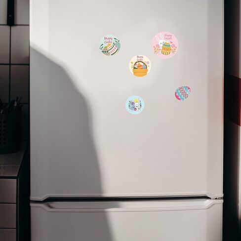 ملصقات Toobeit 1000pcs لعيد الفصح ملصقات Easter Eggs Roll ملصقات مزخرفة ذاتية اللصق لمستلزمات الحفلات in Kuwait