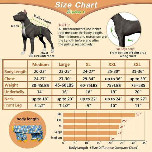 Lovinpet Pitbull Pajama - Pet Steiety Relief ، حماية من أشعة الشمس بيجاماس ، نسيج مطار مريح ، طباعة دب حالمة ، pjs الكلب الكبير ، جامس الحيوانات الأليفة ، الأصفر L. in Kuwait