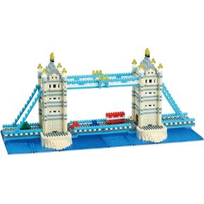 nanoblock - World Famous - Tower Bridge Deluxe Edition, Advanced Hobby Series Building Kit
