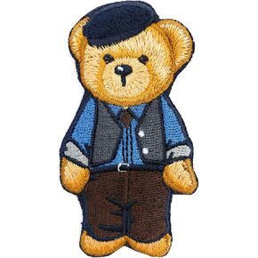 Iron on Patches Teddy Bear Patch Embroidered Cute Animal Patches for Kids Teddy Bear Applique Sewn on Great Decorative Patches for Girls Boys Clothing
