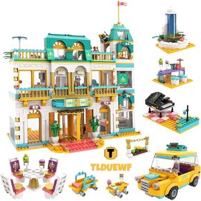 Friends Heartlake City Grand Hotel Building Kit, Girls House Building Blocks Toy Gift for Kids Girls Aged 6-12 (1639 Pieces)